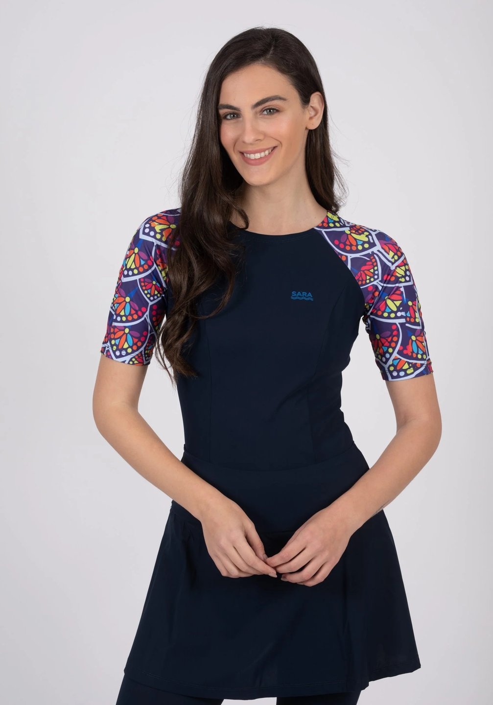 שיק צנוע קצר עלים צבעוני - Image 2
